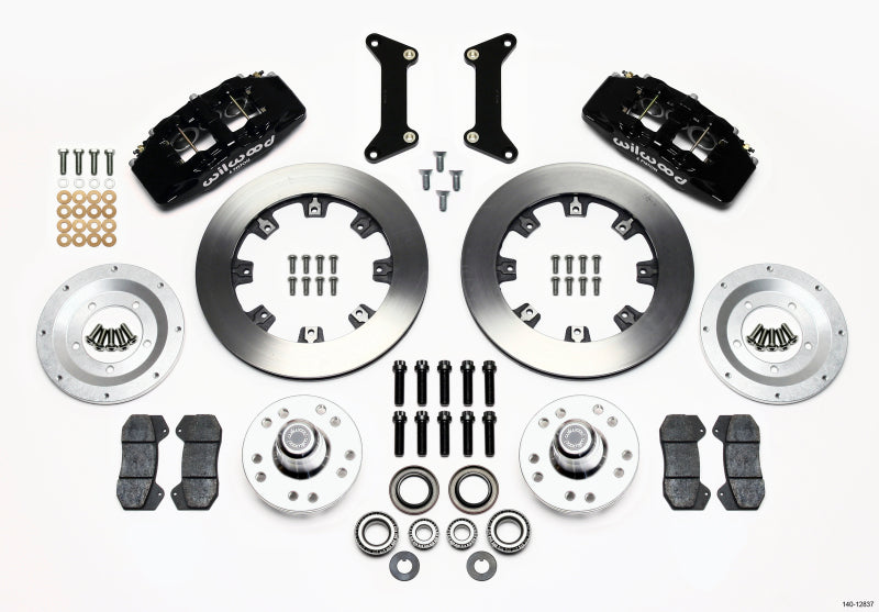 Wilwood Dynapro 6 Front Hub Kit 12.19in 79-87 GM G Body 140-12837 140-12837 Photo - Primary
