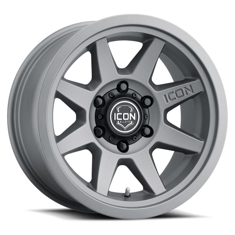 ICON Rebound 17x8.5 6x5.5 25mm Offset 5.75in BS 95.1mm Bore Charcoal Wheel 1917859057CH 1917859057CH Photo - Primary