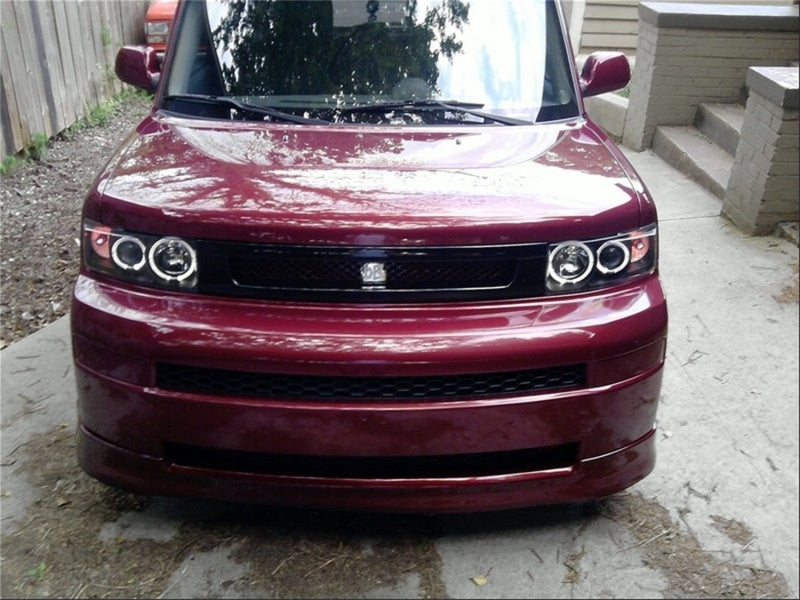 Spyder Scion XB 03-07 Projector Headlights LED Halo Black High H1 Low 9006 PRO-YD-TSXB03-HL-BK 5011893 5011893 Photo - Mounted