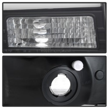 Spyder 99-04 Ford F250 Super Duty Projector Headlights - Light Bar - Black PRO-YD-FF25099V2-LB-BK 5084491 5084491 Photo - Unmounted