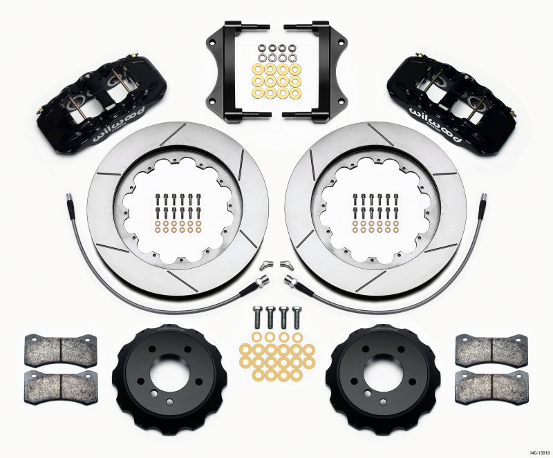 Wilwood AERO6 Front Hat Kit 15.00 2007-2011 BMW E90 Series w/Lines 140-13919 140-13919 Photo - Primary
