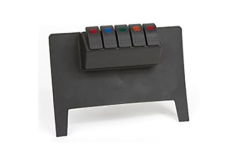 Daystar 2007-2018 Jeep Wrangler JK 2WD/4WD (Auto Trans) - Black Lower Switch Panel (w/ Switches) KJ71038BK KJ71038BK User 1