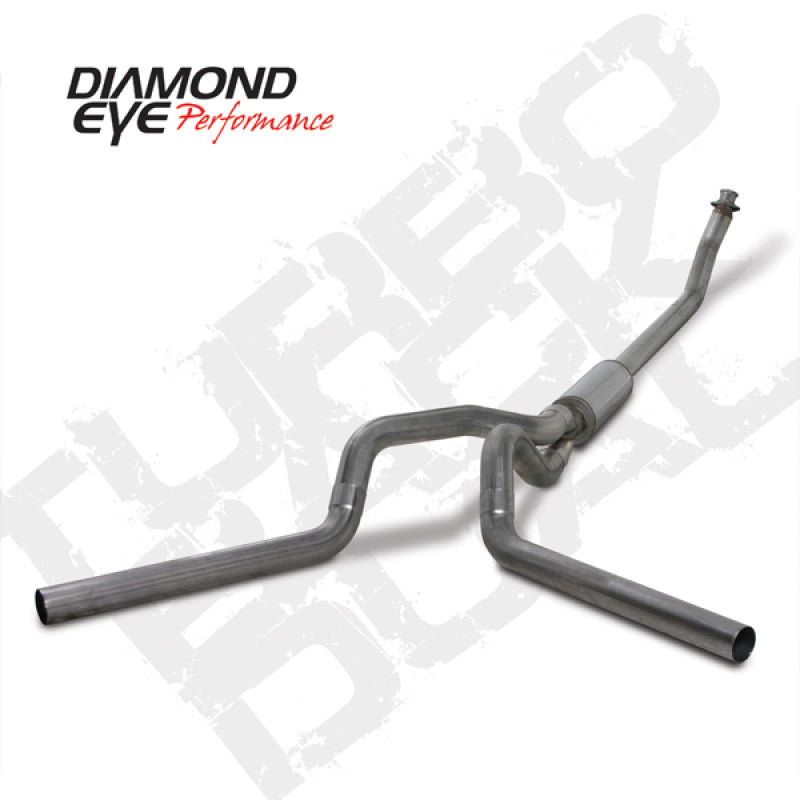 Diamond Eye Performance Diamond Eye KIT 4in TB DUAL SS: 94-02 DODGE CUMMINS 5.9L K4214S K4214S Photo - Primary