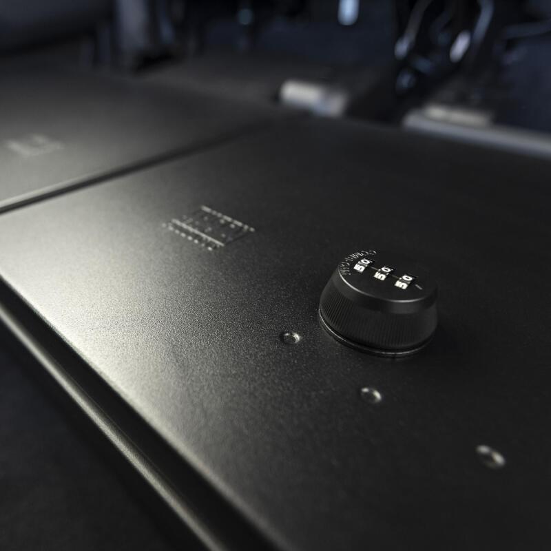 Tuffy Products Tuffy Underseat Lockbox W/ Combo Lock For Ford Fseries Supercrew 316-01-A 316-01-A Photo - Close Up