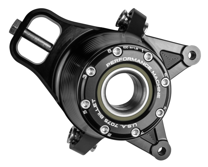 Performance Machine UTV Bearing Carrier Assembly - Black Ano 0221-1002-B 0221-1002-B Photo - Primary