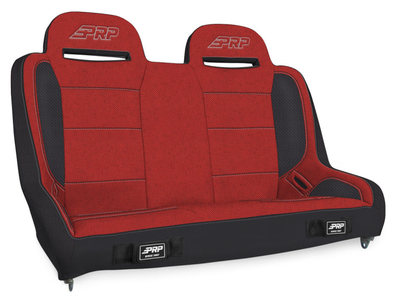 PRP Seats PRP  Jeep Wrangler JKU/JLU Elite Series Rear Bench- Red A9240-47-72 A9240-47-72 Photo - Primary