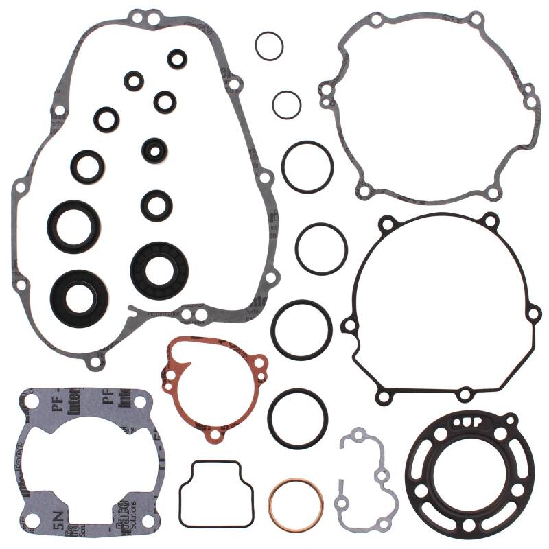 Vertex Pistons Vertex Gaskets 07-13 Kawasaki KX85 Complete Gasket Kit w/ Oil Seals 811419 811419 Photo - Primary