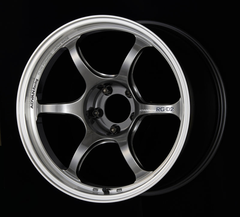 Advan RG-D2 18x10.0 +35 5-114.3 Machining & Racing Hyper Black Wheel YAT8K35EHB YAT8K35EHB Photo - Primary