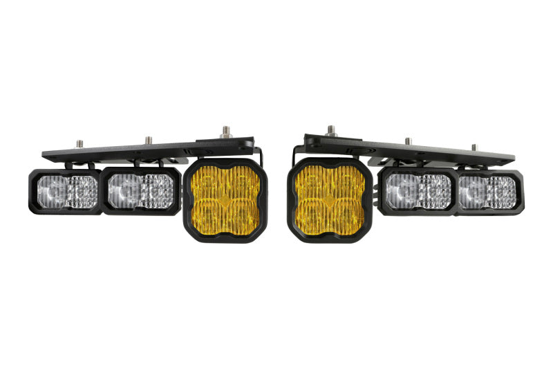 Diode Dynamics 21-Up Ford Bronco Stage Series Fog Pocket Kit - Yellow Max DD7183 DD7183 Photo - Primary