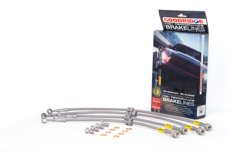 Goodridge Stainless Steel Brake Line S 99-00 Mazda PROTÉGÉ-5 25046 Photo - Primary