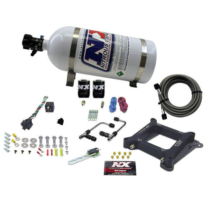 Nitrous Express 4150 Gemini Stage 6 Alcohol Nitrous Kit (50-300HP) w/10lb Bottle 60045-10 60045-10 Photo - Primary