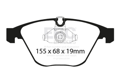EBC Disc Brake Pad Set DP51449NDX Photo - Primary