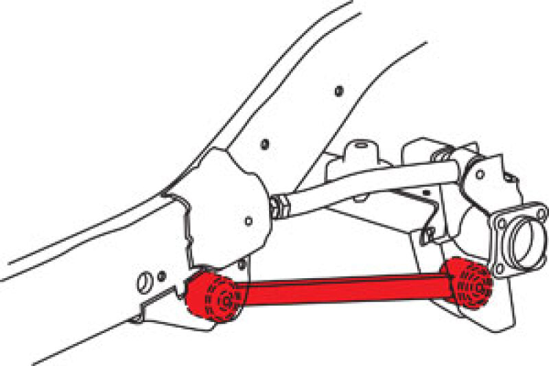 SPC Performance 2007+ Jeep Wrangler / 20-23 Gladiator Lower Control Arm - Rear 13426 13426 Line Art