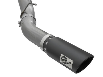 aFe  POWER 49-44081-B Large Bore-HD 5" 409 SS DPF-Back Exhaust System 49-44081-B Photo - Unmounted