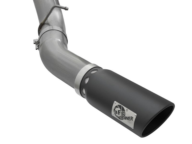 aFe  POWER 49-44081-B Large Bore-HD 5" 409 SS DPF-Back Exhaust System 49-44081-B Photo - Unmounted