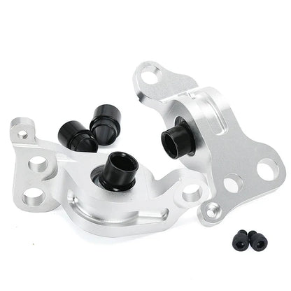 PrivateLabelMfg Precision Works Spherical Compliance Bracket '92-'95 Civic '94-'01 Integra - Silver