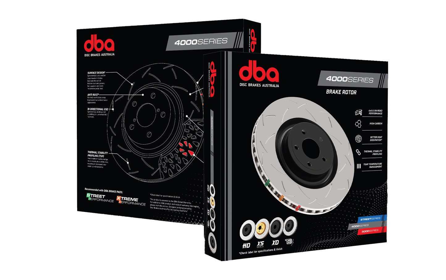DBA 2013 Mercedes-Benz GL350 AMG Performance Pkg Rear 4000 Series Drilled Rotor DBA43031XD
