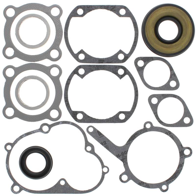 Vertex Pistons Vertex Gaskets 76-78 Yamaha Exciter EX340 A B Complete Gasket Kit w/ Oil Seals 711141 711141 Photo - Primary