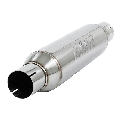 MBRP Universal Resonator 2.5in inlet/outlet 16in body 20in overall T304 R1012 Photo - Primary