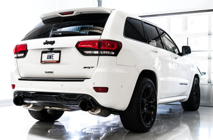 AWE Tuning 2020 Jeep Grand Cherokee SRT Track Edition Exhaust - Chrome Silver Tips 3020-32061 3020-32061 Photo - Mounted