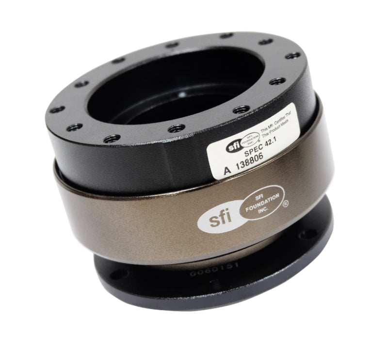 NRG Generation 2.0 Quick Release SFI Spec 42.1 Black Body with Titanium SRK-200-1BK Photo - Primary