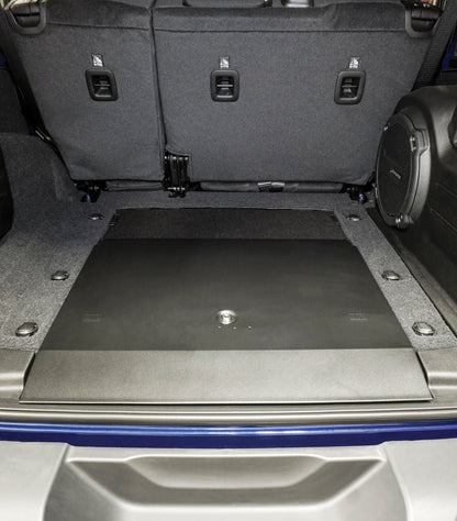 Tuffy Products Tuffy 2019+ Jeep Wrangler 4Door Cubby Cover W/ Combo Lock 358-01-A 358-01-A Photo - Mounted