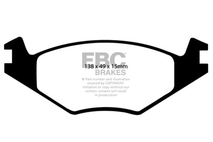 EBC Disc Brake Pad Set UD280 Photo - Primary