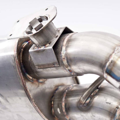 Stainless Works 2016+ Chevy Camaro SS 3in Redline Factory Connect Axle Back w/Valve & 4in Quad Tips CA16RVMKSFCR CA16RVMKSFCR Photo - Primary