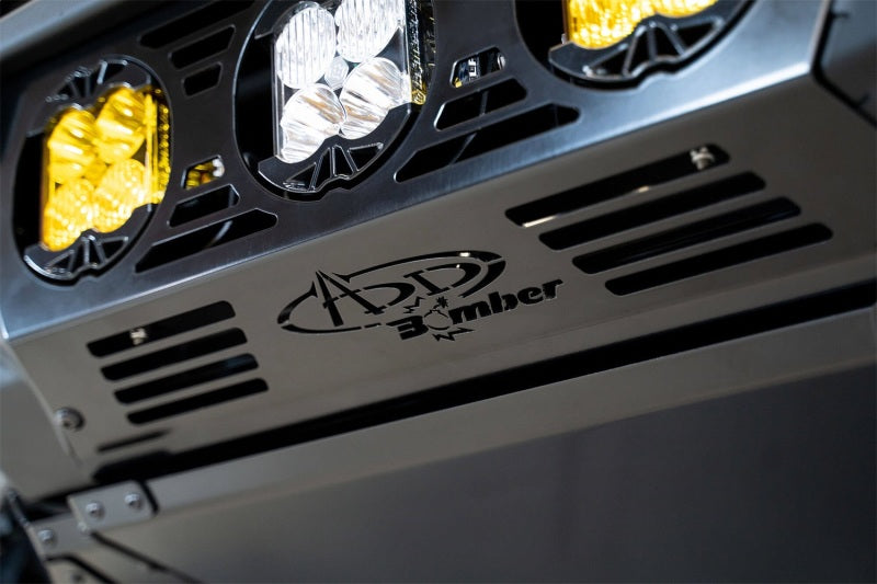 Addictive Desert Designs 21-22 Ford Bronco Bomber Front Bumper (w/ 3 Baja Designs LP4 Mounts) F230194120103 F230194120103 Photo - Mounted