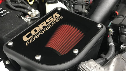 Corsa 18-19 Jeep Wrangler JL 3.6L V6 Closed Box Air Intake w/ DryTech 3D Dry Filter 47736D 47736D Photo - Mounted
