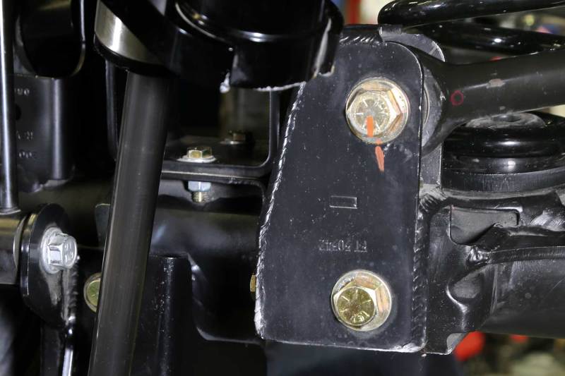 Fabtech 07-18 Jeep JK 4WD 3-5in Rear Track Bar Bracket - Weld On FTS24114 FTS24114 Photo - lifestyle view