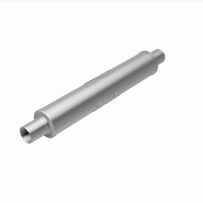 MagnaFlow 4" Round Center/Center Straight Through Performance Muffler 10435 360 Degree Image Set