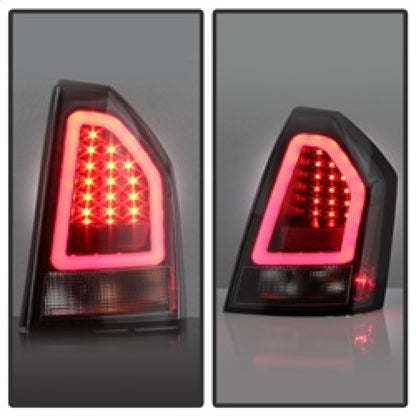 Spyder Chrysler 300C 05-07 V2 Light Bar LED Tail Lights - Black ALT-YD-C305V2-LED-BK 5083357 5083357 Photo - Unmounted