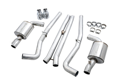 AWE Tuning 2015+ Dodge Charger 6.4L/6.2L SC Non-Resonated Touring Edition Exhaust - Silver Tips 3020-32056 3020-32056 Photo - out of package