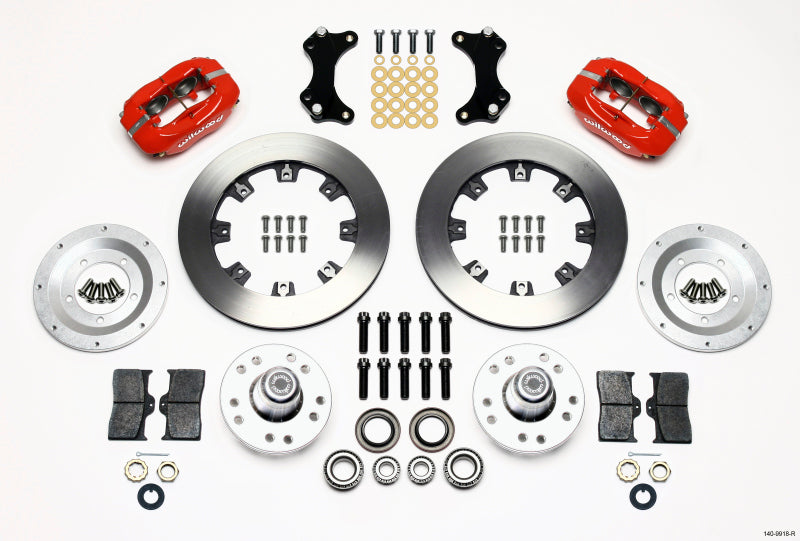 Wilwood Forged Dynalite Front Kit 12.19in Red WWE ProSpindle 140-9918-R 140-9918-R Photo - Primary