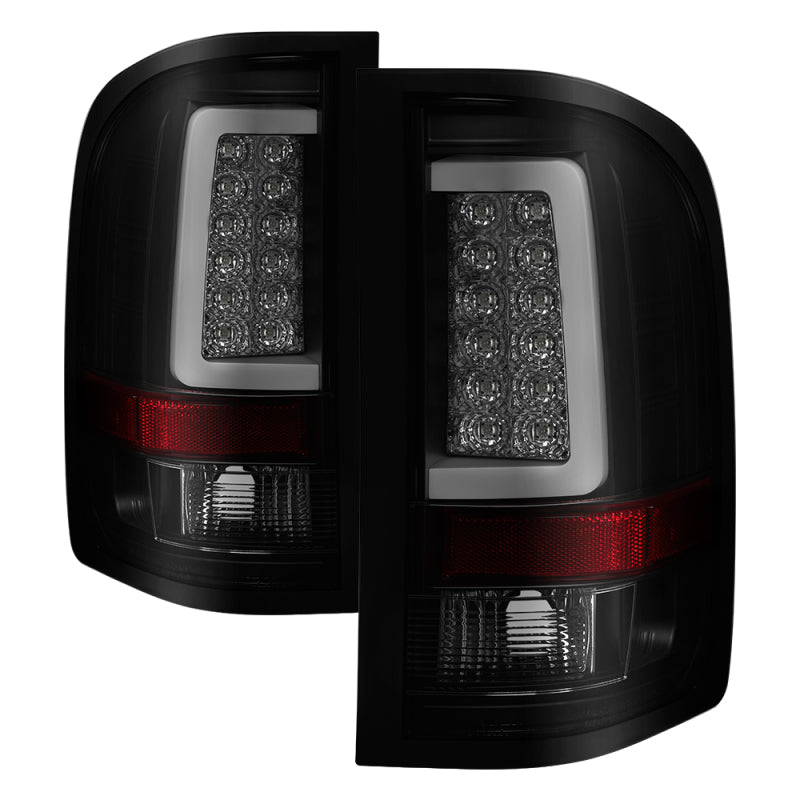 Spyder 07-13 Silverado (Will Not Work w/2010 921 Bulb)V3 Tail Lights Blk Smk ALT-YD-CS07V3-LBLED-BSM 5084095 5084095 Photo - Primary