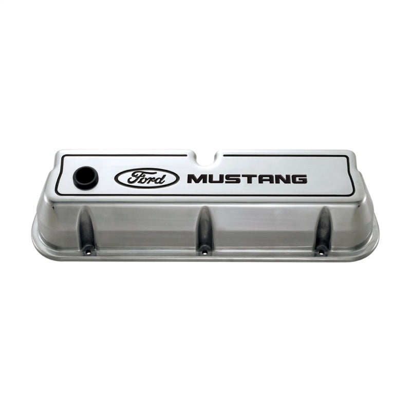 Ford Die Cast Alm Valve Cover Set w/Mustang Logo FRD302-030 302-030 Photo - Primary