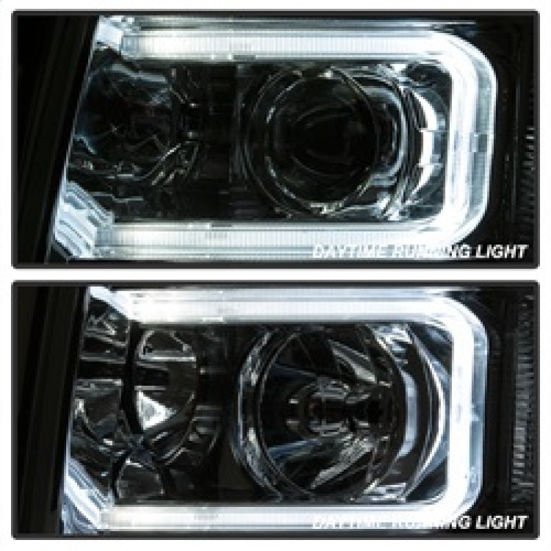 SPYDER Xtune Chevy Silverado 1500/2500/3500 07-13 Halo Projector Headlights Chrome PRO-JH-CS07-LED-C 9027802 9027802 Photo - Unmounted