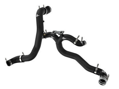aFe 18-22 Kia Singer V6-3.3L BladeRunner Alum Hot/Cold Charge Pipe Kit Black 46-20504-B 46-20504-B Photo - Primary