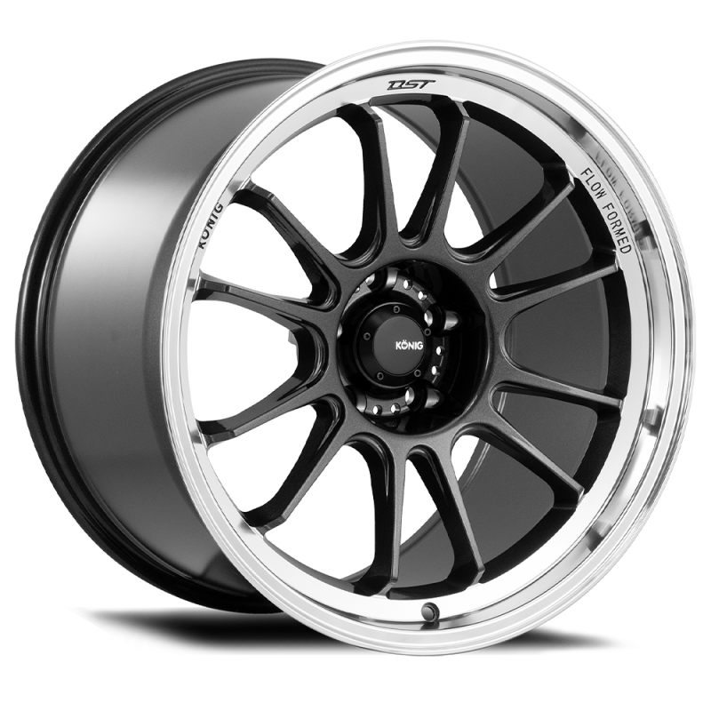 Konig Hypergram Wheel Metallic Carbon W/ Machined Lip 18x9.5 +25 5X114.3 HG98514256 Photo - Primary