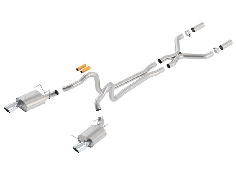 Borla 13-14 Mustang GT/Boss 302 5.0L V8 RWD Single Split Rear Exit ATAK Catback Exhaust 140516 140516 Photo - Primary