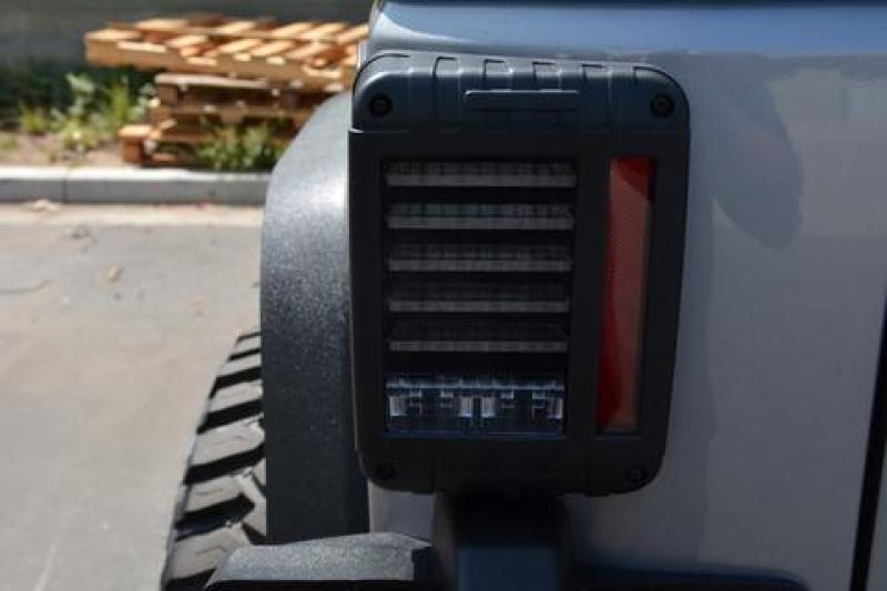 DV8 Offroad 07-18 Jeep Wrangler JK Horizontal LED Tail Light TLJK-01 TLJK-01 Photo - Mounted
