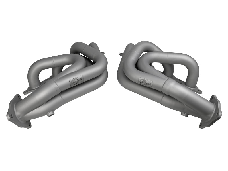 aFe Twisted 304SS Header 2020 Chevy Corvette (C8) 6.2L V8 - Titanium Ceramic Coated 48-34148-T 48-34148-T Photo - Unmounted