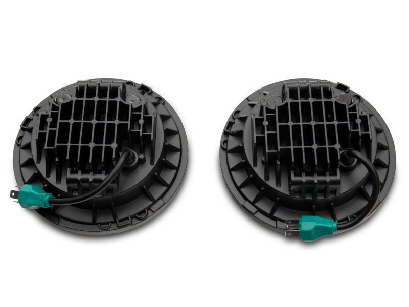 Raxiom 07-18 Jeep Wrangler JK 7-In LED Headlights- Chrome Housing (Clear Lens) J154697 J154697 Photo - Close Up