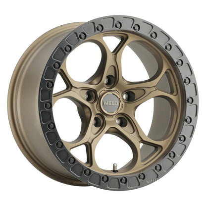 Weld Off-Road W106 17X9.0 Ledge 5X127 ET00 BS5.00 Satin Bronze Satin Black 71.5 W10679075500 W10679075500 Photo - Primary