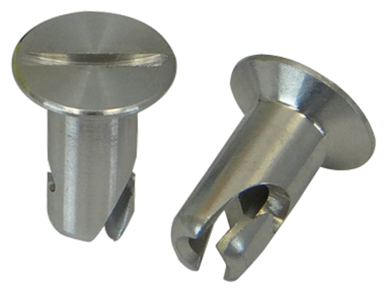 Moroso Quick Fastener - Flush Head - 5/16in x .550in - Aluminum - 10 Pack 71298 71298 Photo - Primary
