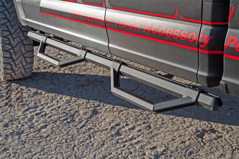 Dee Zee Deezee 99-23 Chevrolet/GMC/Dodge/Ford Full Size Truck Hex Series -Super Cab Side Steps (Txt Blk) DZ66311TB DZ66311TB Photo - Mounted