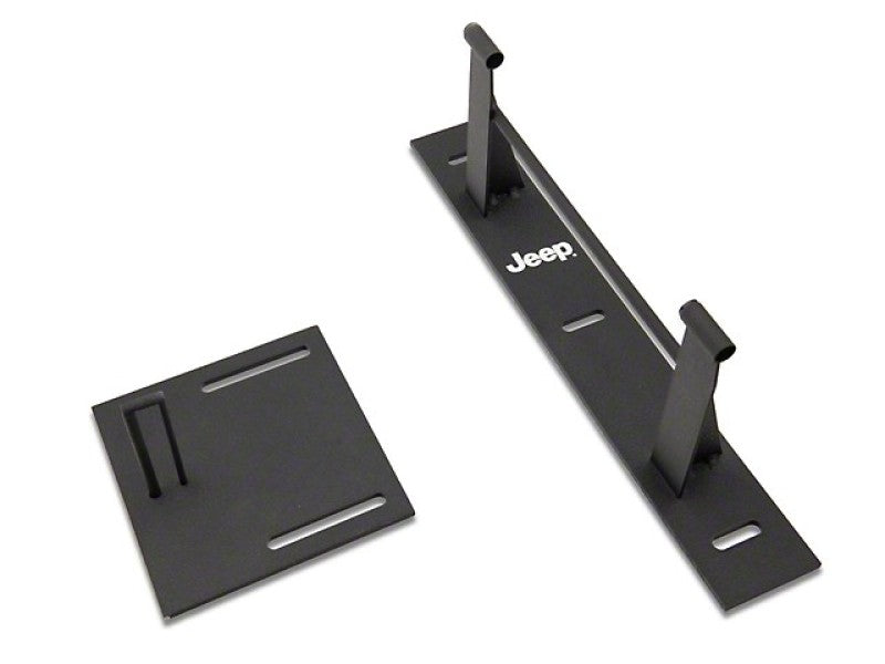 Officially Licensed Jeep 07-18 Jeep Wrangler JK Door Storage Hangers w/ Printed Jeep Logo oljJ157749