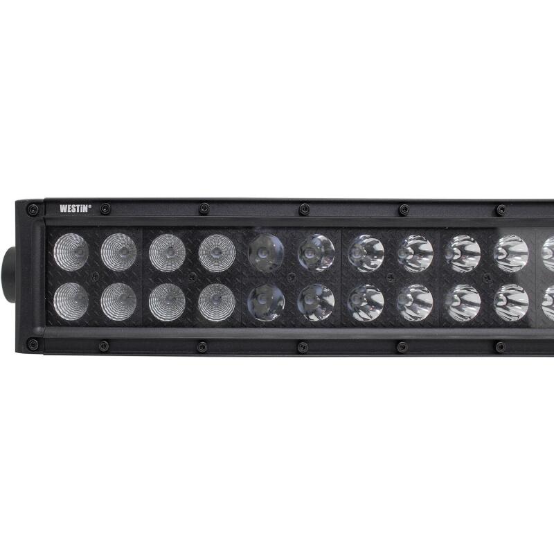 Westin B-FORCE LED Light Bar Double Row 30 inch Combo w/3W Cree - Black 09-12212-60C 09-12212-60C Technical Drawing