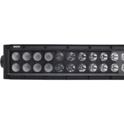 Westin B-FORCE LED Light Bar Double Row 30 inch Combo w/3W Cree - Black 09-12212-60C 09-12212-60C Technical Drawing